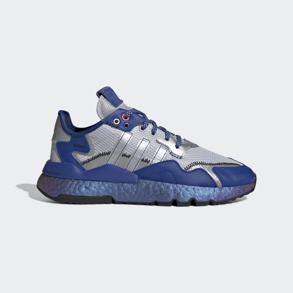 Originals Adidas Nite Jogger Dama Romania - Albastru Regal/Argintii Metal/Negrii EG3360